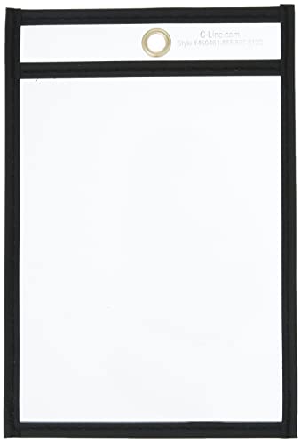 【中古】【未使用・未開封品】C-Line Products- Inc. CLI46046 Shop Ticket Holder- Stitched- 4in.x6in.- Clear Vinyl