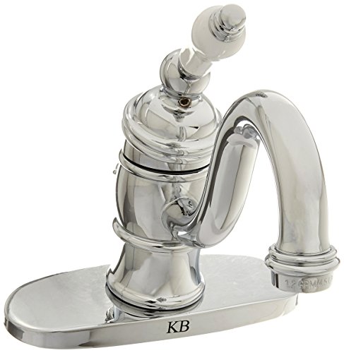 【中古】【未使用・未開封品】Elements of Design EB3401PL Hot Springs Single Handle 4 Centerset Lavatory Faucet with Retail Pop-Up & Optional Deck Plate, 6-1/8 in Sp｜AJIMURA-SHOP