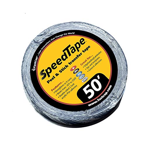 【中古】【未使用・未開封品】FASTCAP S-TAPE.2-inchX15m Speed Tape 5.1cm by 15m Roll of Peel and Stick Glue Line for Wide Edging