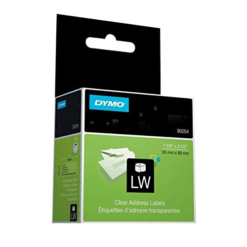 【中古】【未使用・未開封品】Dymo 30254 Self-Stick Address Labels for Label Printers 3-1/2 x 1-1/8 CLR 130/Box