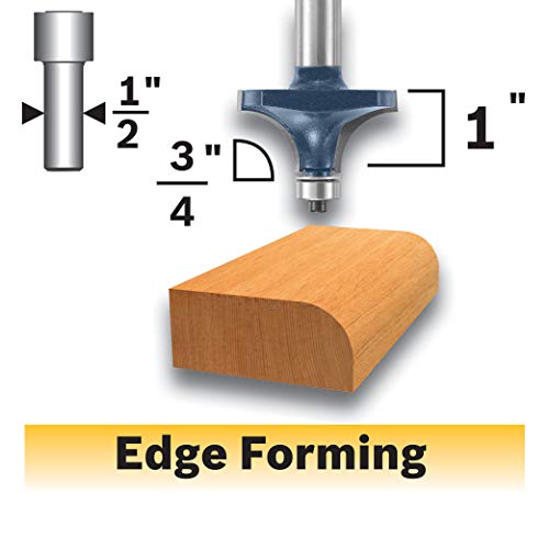 【中古】【未使用・未開封品】Bosch 85434MC 3/4 In. x 1 In. Carbide-Tipped Roundover Router Bit
