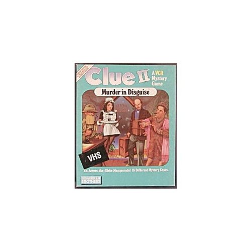 【中古】【未使用・未開封品】Clue II Murder in Disguise - A VCR Mystery Game