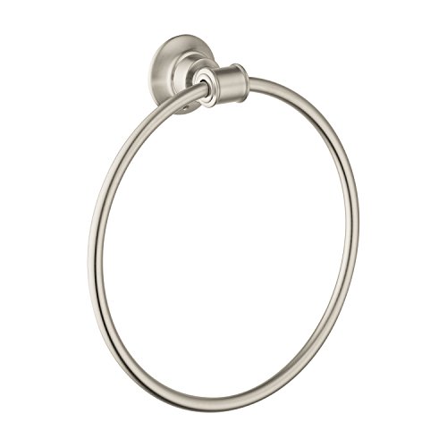 【中古】【未使用・未開封品】Hansgrohe 42021820 Axor Montreux Towel Ring, Brushed Nickel by AXOR