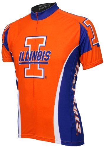 【中古】【未当て嵌める・未開封品】NCAA Illinois Fighting Illini Cycling Jersey