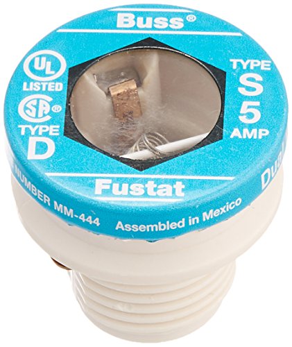 【中古】【未使用・未開封品】Bussmann S - 5?5?ampタイプS time-delay dual-elementプラグヒューズRejectionベース、125?V UL Listed