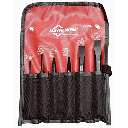 【中古】【未使用・未開封品】Mayhew Pro 61005 パンチとチゼルキット 6ピース