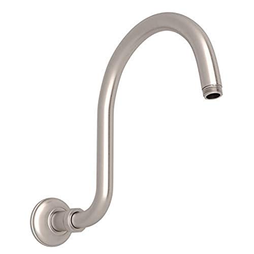 【中古】【未使用・未開封品】Rohl 1475/12STN Michael Berman 12 Wall Mounted Hooked Shower Arm, Satin Nickel by Rohl｜AJIMURA-SHOP