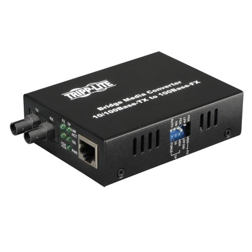【中古】【未使用・未開封品】Tripp Lite Fiber Optic 10/100BastT to 100BaseFX-ST Multimode Media Converter 2km 1310nm - Fiber media converter - Ethernet, Fast Ethern｜AJIMURA-SHOP
