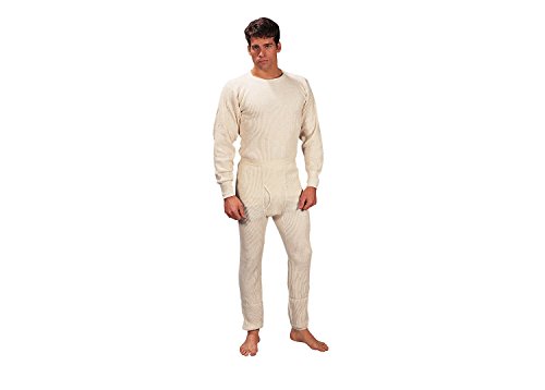 【中古】【未当て嵌める・未開封品】Rothco Extra Heavyweight Thermal Top???Natural L 白いこと