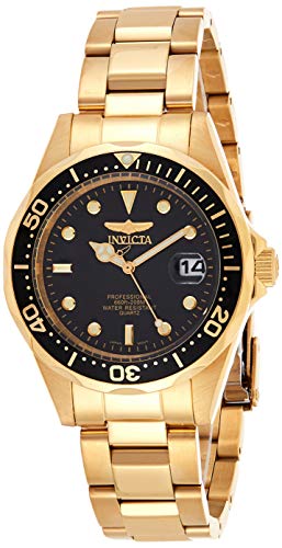 【中古】【未当て嵌める・未開封品】[インビクタ] ウオッチ Pro Diver 水晶 37.5粍 入れもの ゴールド ステンレス鋼鋼同盟罷業一回り 黒いこと文字盤 8936 メンズ [並行輸入品]
