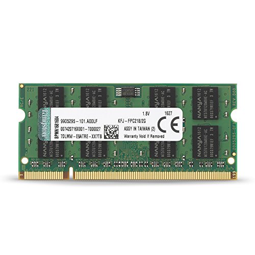 【中古】【未当て嵌める・未開封品】キングストン Kingston DDR2 667MHz 2GB Non-ECC CL5 1.8V Unbuffered SODIMM 200-pin KFJ-FPC218/2G 果てしが無い引きうける