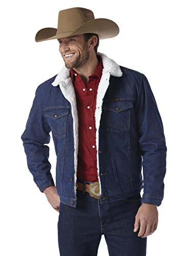 【中古】【未使用・未開封品】Wrangler Men's Western Style Lined Denim Jacket