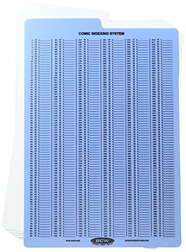 【中古】【未使用・未開封品】BCW Comic Dividers 7 1/4 X 10 3/4 (24 white dividers + 1 printed indexing divider)