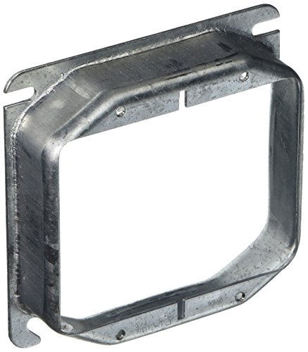 【中古】【未使用・未開封品】hubbell-raco 780?Raised 1インチダブルデバイスDrawnスクエアMudリング、4インチ