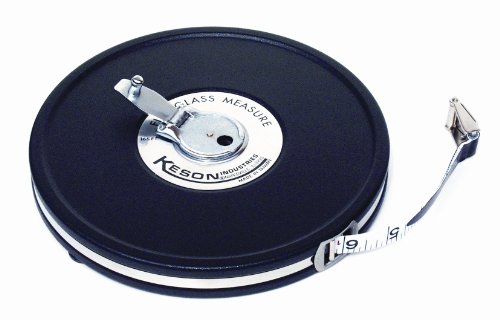 【中古】【未当て嵌める・未開封品】Keson MC18M50 50 Feet Closed Metal Housing Fiberglass Measuring Tape インチ Feet, Inches and Metric by Keson [並行輸入品]