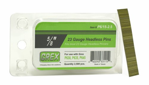 【中古】【未使用・未開封品】GREX P6/15-2.5 23 Gauge 5/8-Inch Length Headless Pins (2,500 per box)|AJIMURA-SHOP