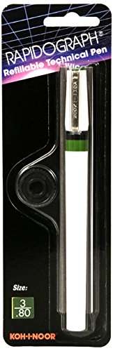 【中古】【未使用・未開封品】Rapidoograph Stainless Steel Pen 3165 3X0/0.80 by Koh-I-Noor｜AJIMURA-SHOP