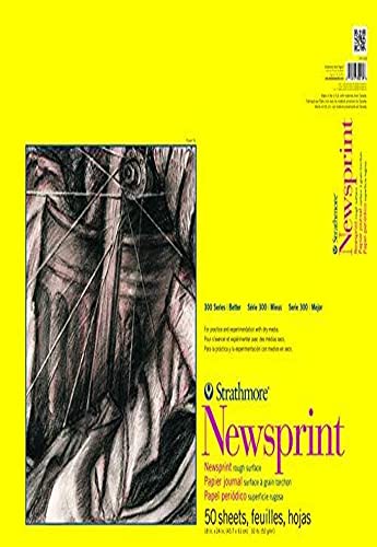 【中古】【未使用・未開封品】Strathmore Rough Newsprint Paper Pad 18\