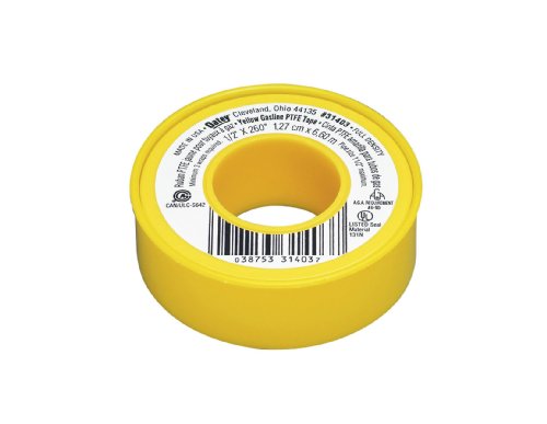 【中古】【未当て嵌める・未開封品】Oatey 31403黄色屁っ放り/ TFE磁気テープ、ディスペンサー容器に並べる、1?/ 2inx 260-inch 1/2-Inch x 260-Inch 31403D 1