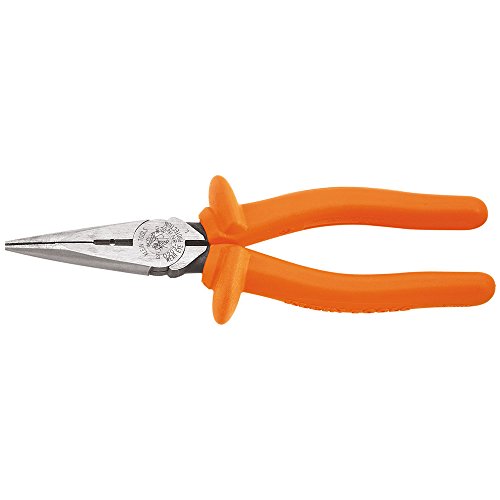 【中古】【未使用・未開封品】Klein Tools D203-8N-INS Insulated Heavy Duty Long-Nose Side Cutting Pliers by Klein [並行輸入品]｜AJIMURA-SHOP