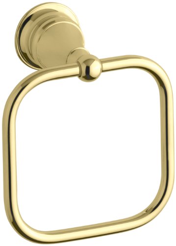 【中古】【未使用・未開封品】Kohler Revival K-16140-PB Polished Brass Towel Ring|AJIMURA-SHOP