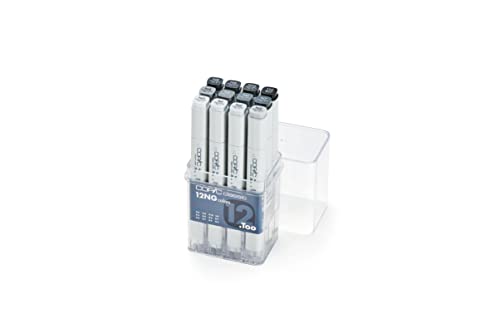 【中古】【未当て嵌める・未開封品】Too コピック 12色仕掛ける NG仕掛ける その他-パソコン・周辺機器