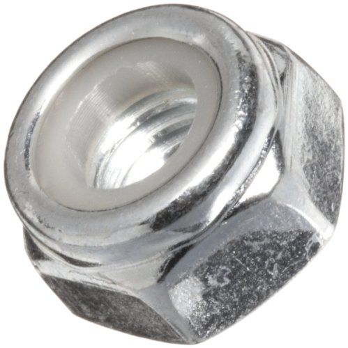 【中古】【未使用・未開封品】Steel Lock Nut, Zinc Plated Finish, Right Hand Threads, 1/4-28 Threads (Pack of 100) by Small Parts