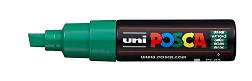 【中古】【未使用・未開封品】PC-8K Posca Broad Chisel Tip Green