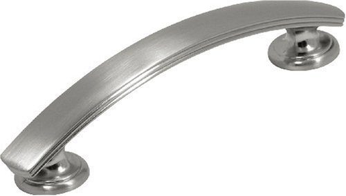 【中古】【未使用・未開封品】Hickory Hardware P2141-SN 96mm American Diner Satin Nickel Cabinet Pull