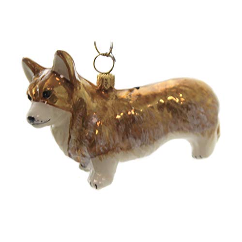 【中古】【未使用・未開封品】Joy to The World Collectibles ヨーロッパ風吹きガラス ペットオーナメント ペンブローク ウェルシュコーギー