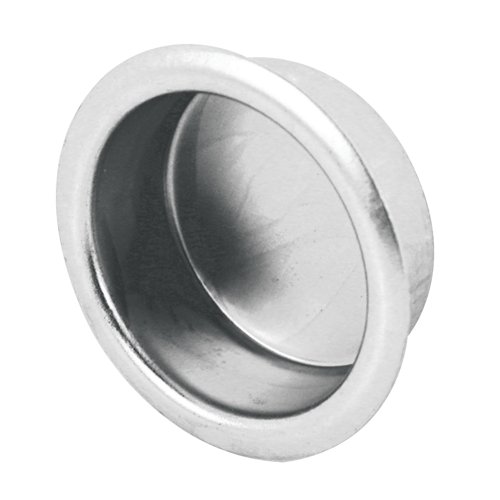 【中古】【未当て嵌める・未開封品】Slide-Co 163180 3/4 Satin Nickel Plated Finger Pull (4 Pack) by Slide-Co
