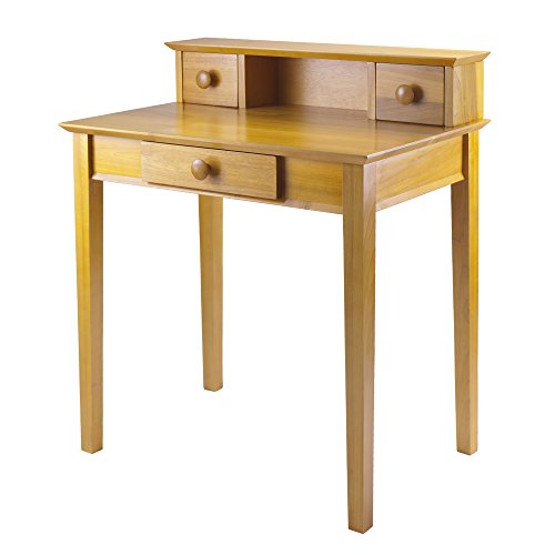 【中古】【未当て嵌める・未開封品】Winsome Wood Writing Desk, Honey 木製事務机 並行輸入品
