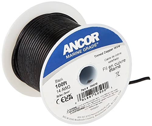 【中古】【未使用・未開封品】Wire, 500' #14 Tinned Copper, Black|AJIMURA-SHOP