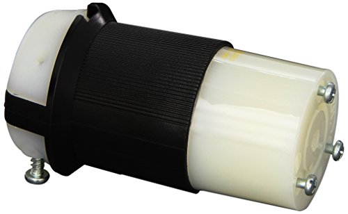 【中古】【未使用・未開封品】Hubbell HBL2313 Locking Connector, 20 amp, 125V, L5-20R, Black and White by Hubbell|AJIMURA-SHOP