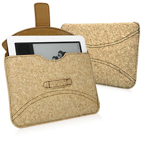 【中古】【未使用・未開封品】Barnes & Noble Nook (1st Ed.) ケース BoxWave [Quorky Pouch] 丈夫 軽量 コルク封筒スリーブ カバー バーンズ&ノーブルNOOKcolor | Nook (1st