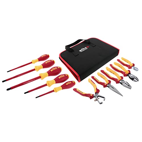 【中古】【未使用・未開封品】Wiha 32891 Insulated Pliers and Screwdriver Set, 1000 Volt, 10 Piece by Wiha｜AJIMURA-SHOP