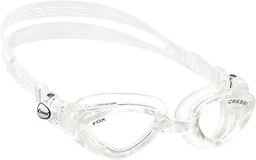 【中古】【未使用・未開封品】(Fox, Clear) - Cressi Premium Anti Fog Swimming Goggles for Adults only
