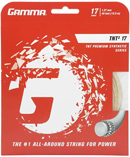 【中古】【未使用・未開封品】Gamma tnt2?16?G Tennis String 16G - Single Set (40 Feet)