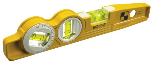 【中古】【未当て嵌める・未開封品】Stabila 25360 Die Cast Magnetic Torpedo with 360-degree vial and V-groove frame
