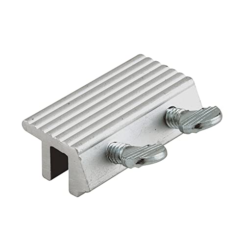 【中古】【未使用・未開封品】prime-line製品U 9805スライドドアロック、二重ねじ、アルミニウム仕上げ