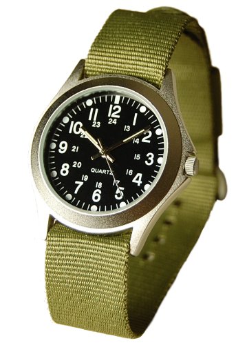 【中古】【未使用・未開封品】(ロスコ) Rothco米軍ミリタリースタイルクオーツウォッチ（日常生活防水）