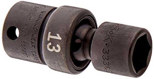 【中古】【未当て嵌める・未開封品】S K Hand Tools SKT33363 .38インチ. Drive 6 Point Swivel Impact Socket 13Mm