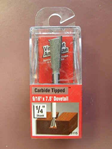 【中古】【未使用・未開封品】Vermont American23115Dovetail Router Bit-9/16\