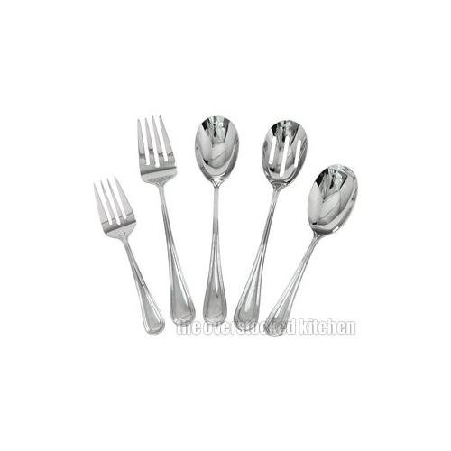 【中古】【未使用・未開封品】Complete Elegant Regency Line 5-Piece Flatware Serving Set, Utensil Serving S... by Update International｜AJIMURA-SHOP