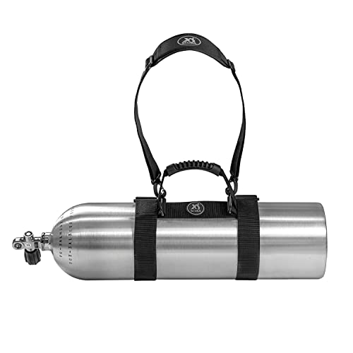【中古】【未使用・未開封品】XS Scuba Deluxe Tank Carrier with Shoulder Strap, Black by XS Scuba