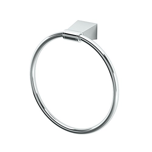 【中古】【未当て嵌める・未開封品】(chrome) - Gatco - Bleu Towel Ring インチ Chrome - Chrome スポーツ・アウトドア-その他