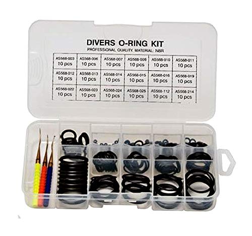 【中古】【未使用・未開封品】Innovative 200 pieces O-Ring Kit with 3 Assorted Brass Picks by Innovative Scuba