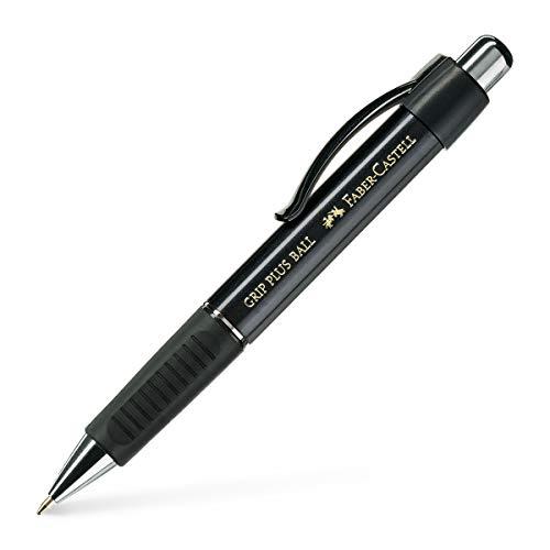 【中古】【未当て嵌める・未開封品】Faber-Castell グリッププラスボールペン メタリックブラック その他-パソコン・周辺機器