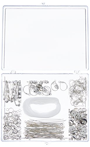 【中古】【未使用・未開封品】Darice 1972-08 Nickel Free Silver Finding Starter Kit in Clear Box by Darice｜AJIMURA-SHOP