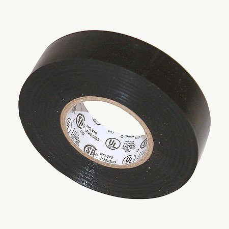 【中古】【未使用・未開封品】(1 in. x 66 ft. (24mm x 20m)) - JVCC EL7566-AW Synthetic Rubber Electrical Tape, 1 in. x 66 ft. (24mm x 20m), Black